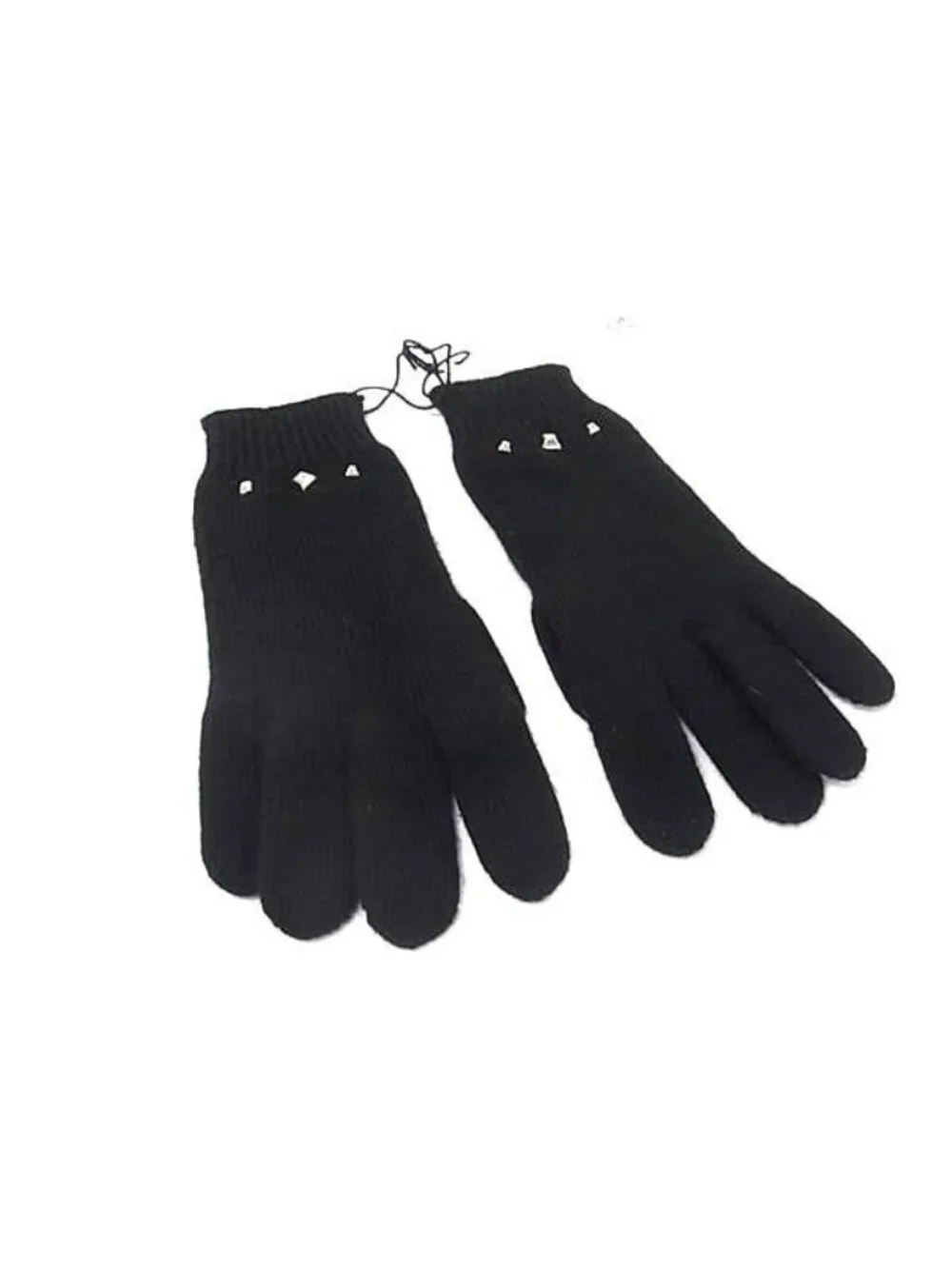 Hermes Darling Medor Cashmere Polyamide Gloves Cold L Black